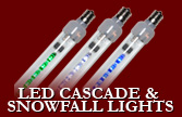LED Cascade and Snowfall Lights