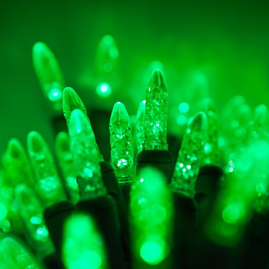 LED Christmas Lights - 70 M5 Green LED Christmas Lights, 4