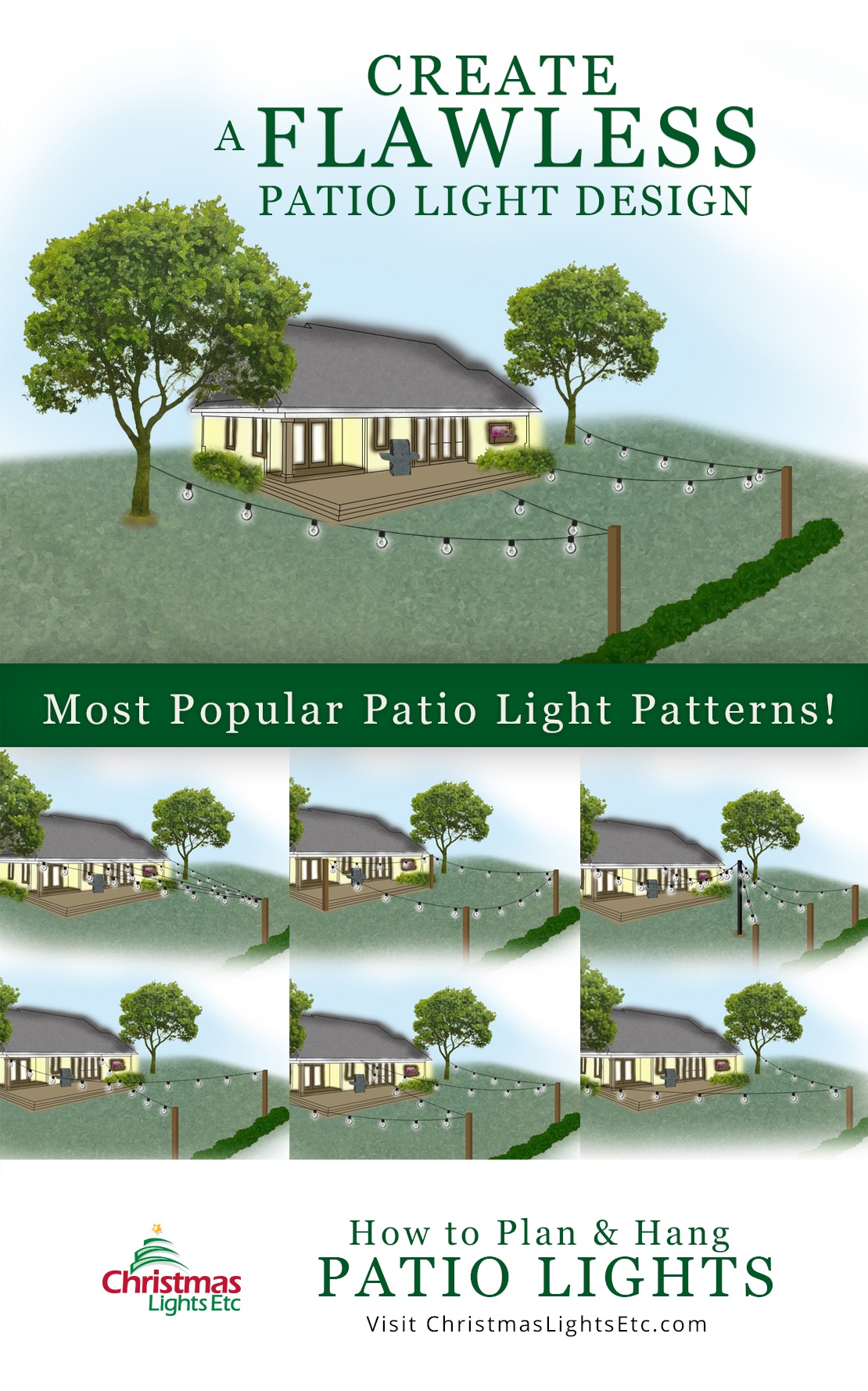 How to Plan and Hang Patio Lights