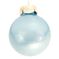 Christmas ball pearl finish