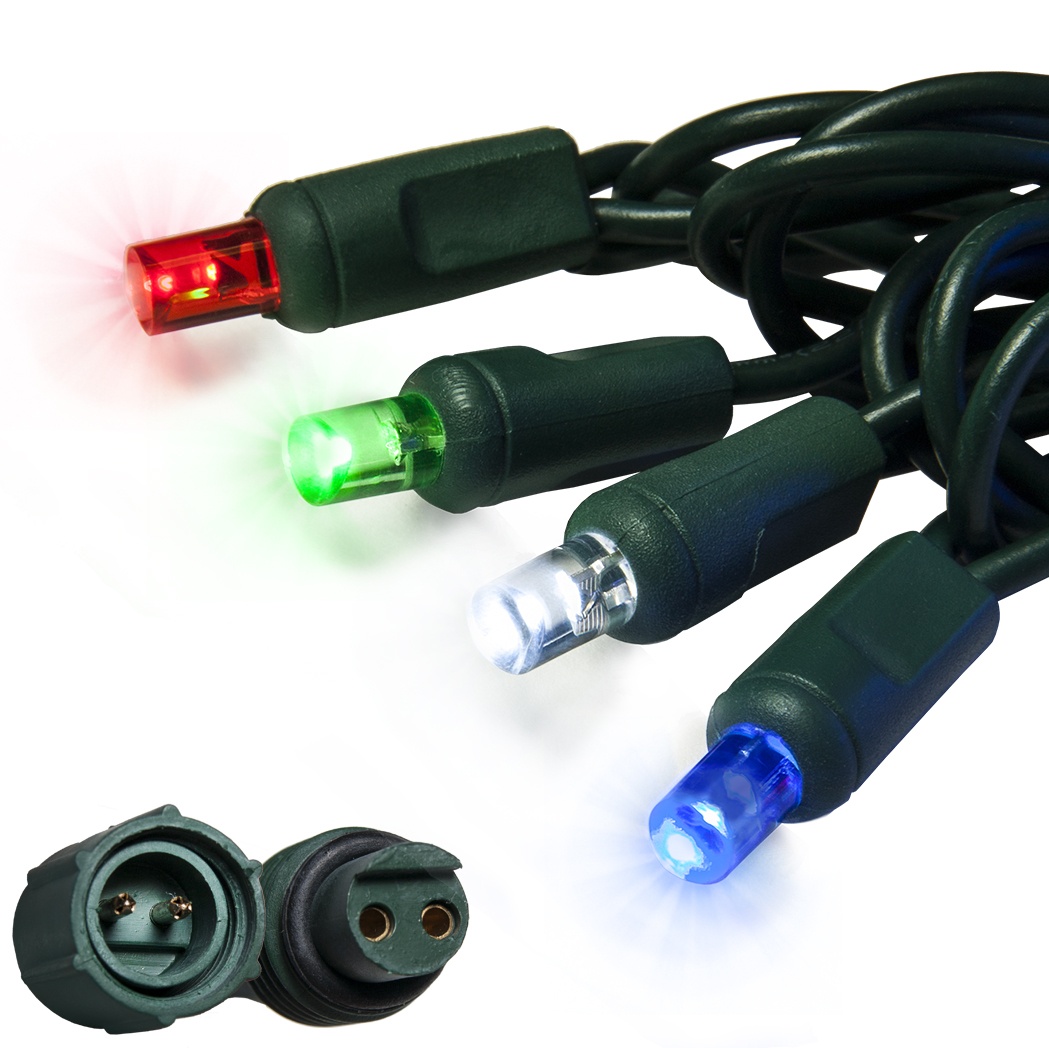 Wide Angle Commercial LED Christmas Light Strings