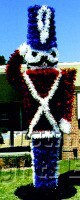 Commercial Christmas decorations and displays.  Outdoor commercial lighting pole mounts