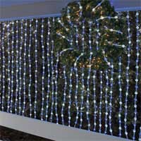 icicle light curtains