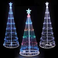 LED Light Show Trees