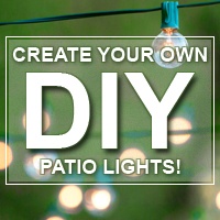 DIY Outdoor String Lights