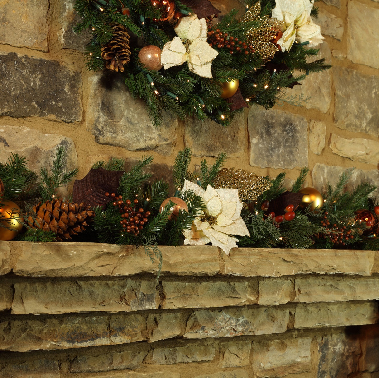 decorative christmas garland