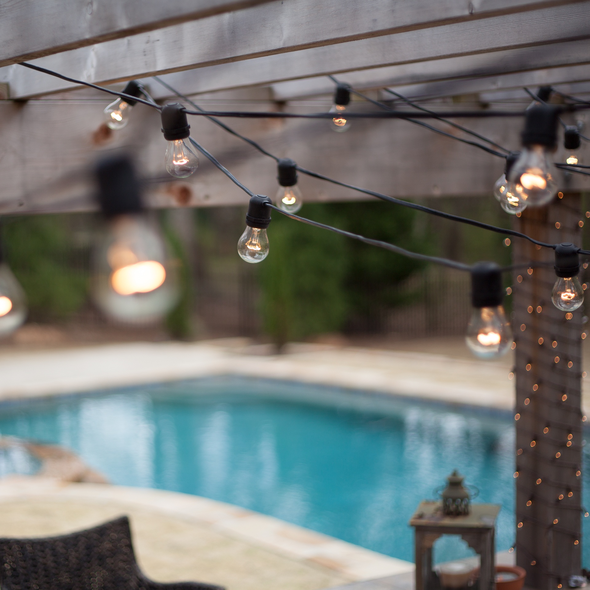 patio lights wire