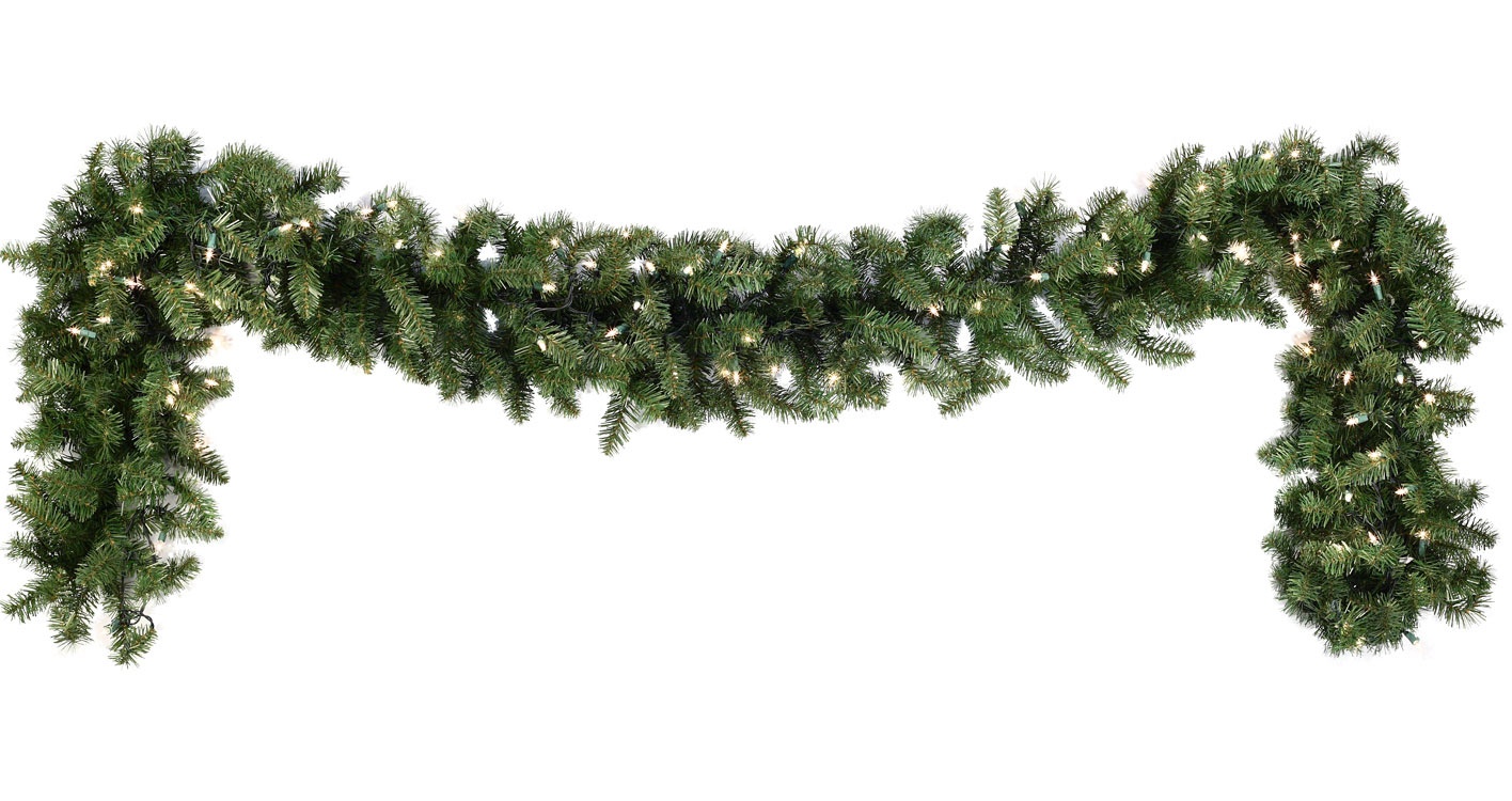 clipart christmas garland border - photo #44