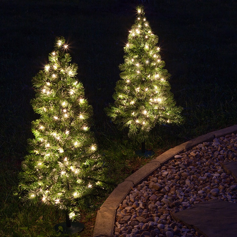 outdoor decorations 2 walkway pre lit winchester fir outdoor decorations 2 walkway pre lit winchester fir