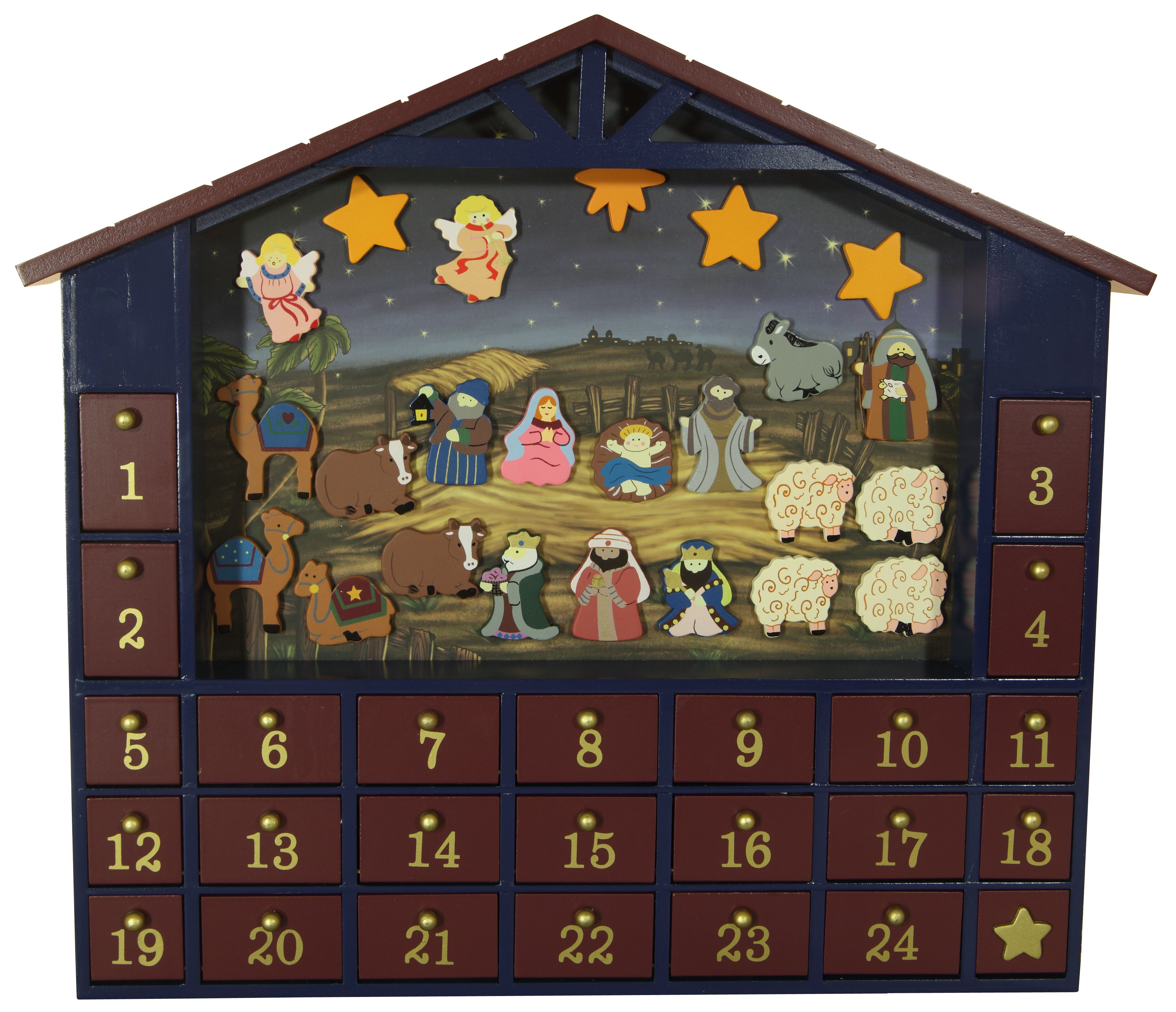 Wooden Christmas Calendar