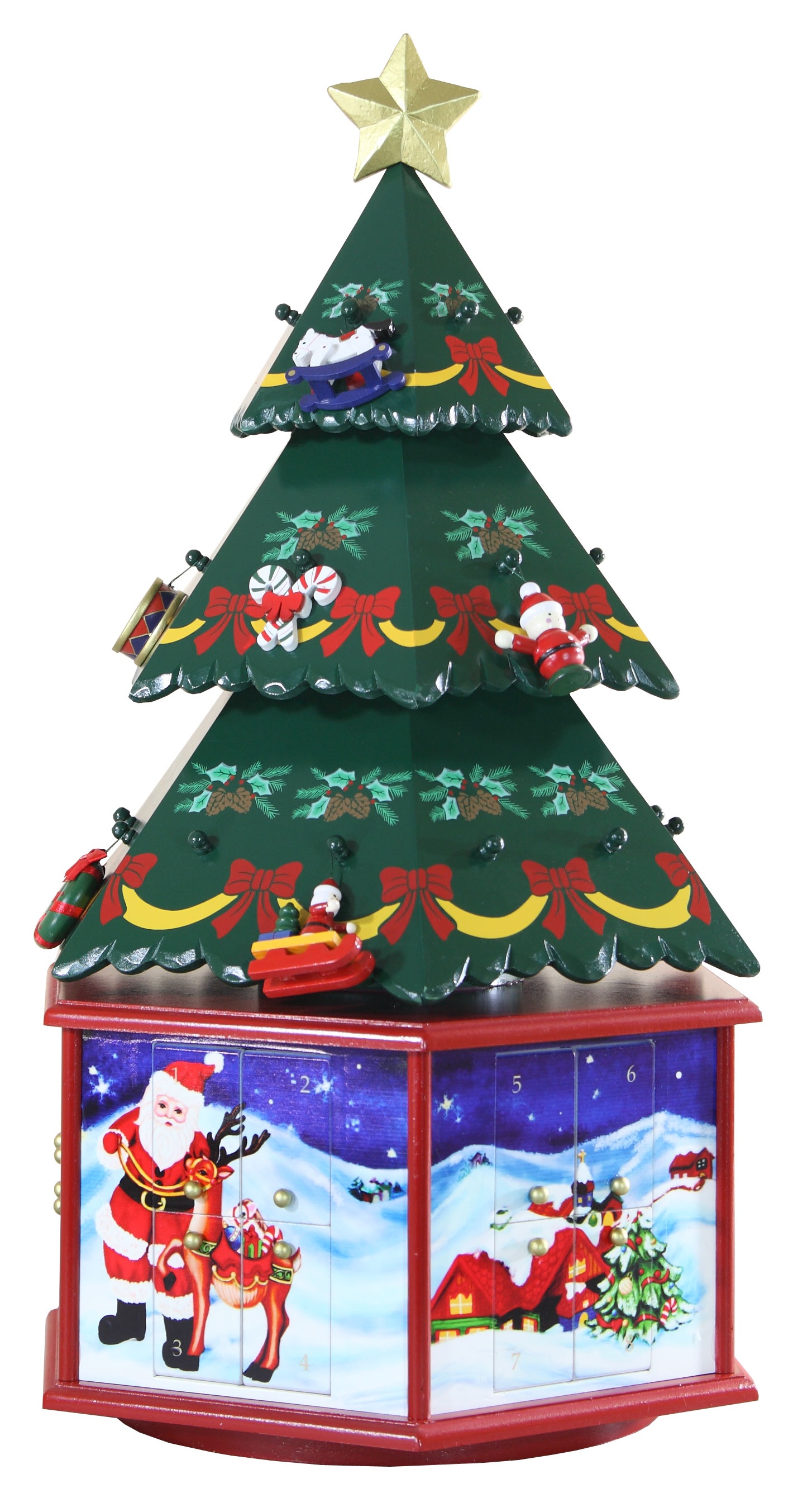 advent and musical stoytelling 20 quot 3d christmas tree advent and musical stoytelling 20 quot 3d christmas tree