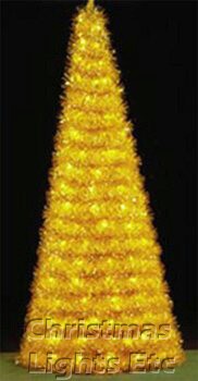 Product ID: 15362
Description: 21' Full Round Spiral Fantasy Tree, Amber Lamps