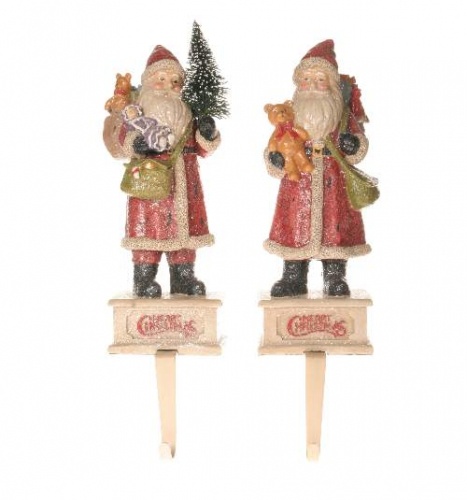 Santa Stocking Holder Set