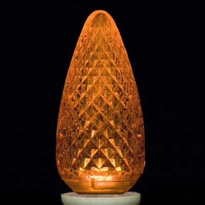 Product ID: 19762Description: C9 120V Amber Commercial LED Replacement Lamp, Box of 25
