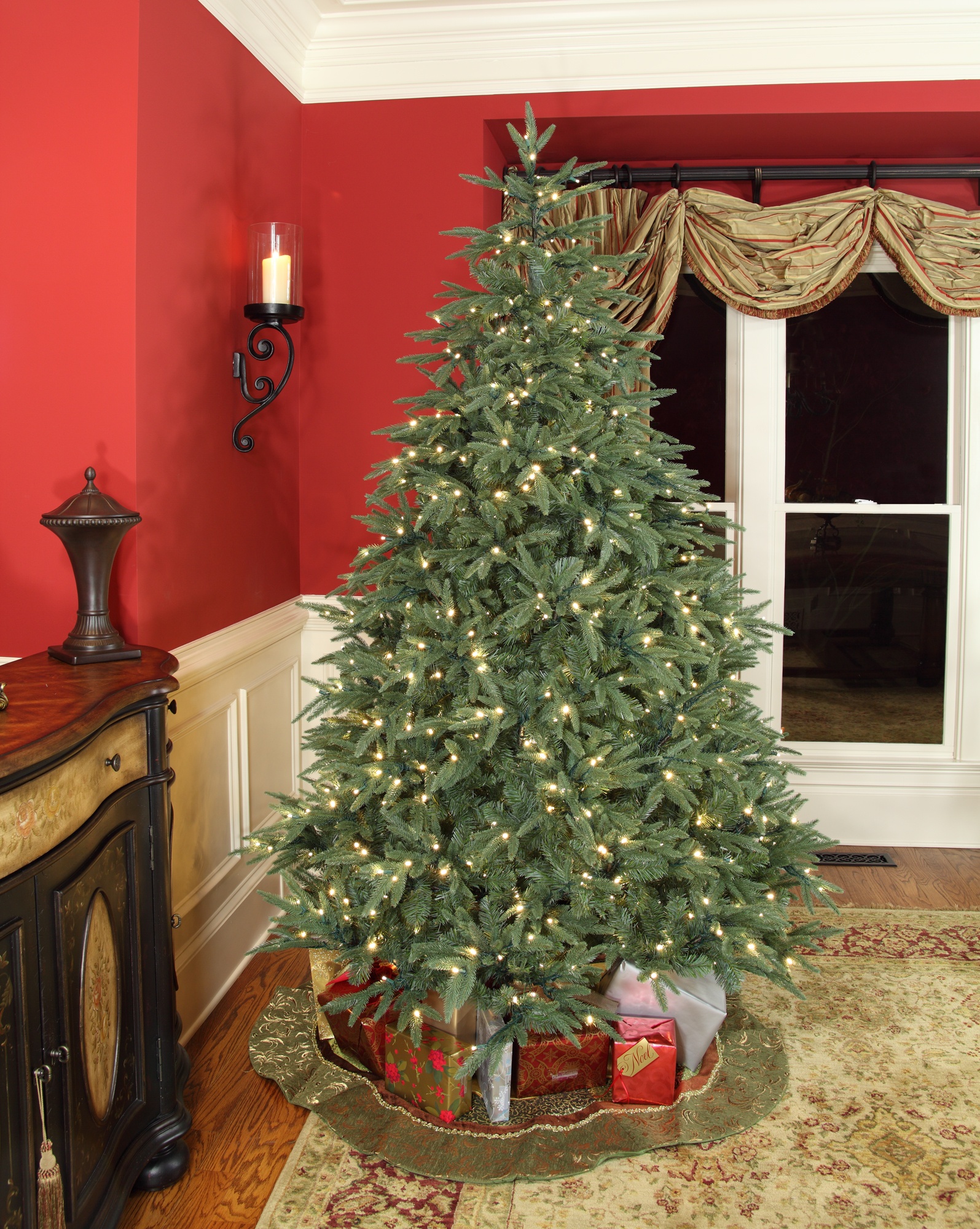 Blue Aspen Fir Prelit Tree