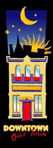 Product ID: 13932 Description: Art Deco Downtown Light Pole Banner 30 x 94