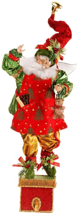Fairy with teddy bear stocking holder
