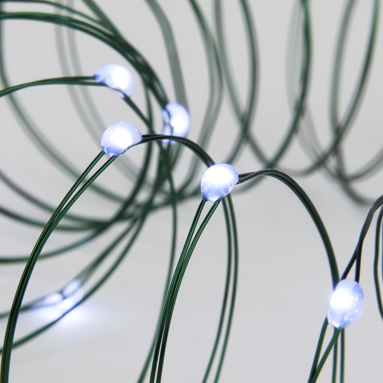 LED Cool White Fairy Lights Battery Operated Ultra Thin Wire