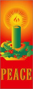 Peace with Candle Banner