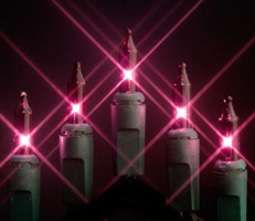 Product ID: 16956Description: Plain Indoor Hank Box(NO END CONNECTOR), Purple Lamps, Green Wire, 35 Lights - Bulk Pack