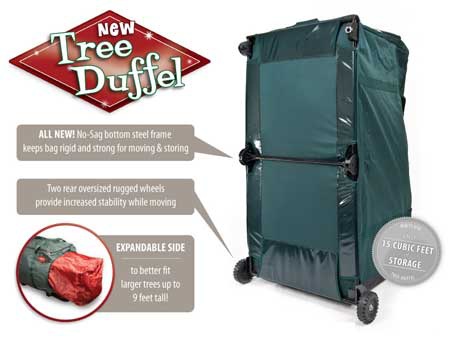 Expandable Duffel Christmas Tree Storage Bag 6'-9'
