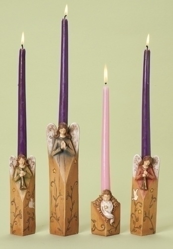 Christmas candle holders 
