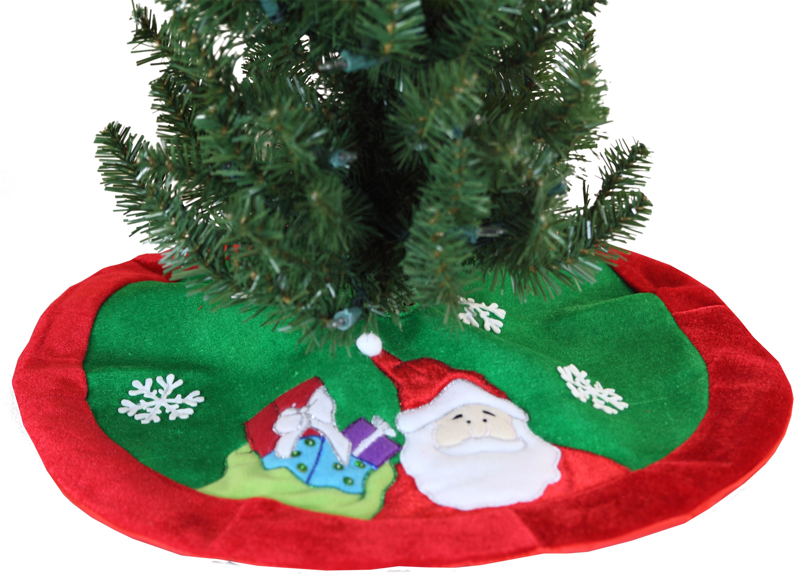 Product ID: 22331 Description: 20 Mini Christmas Tree Skirt with Santa