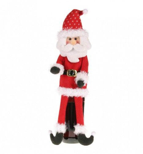 TJ Collection Santa Wine Bottle Cover