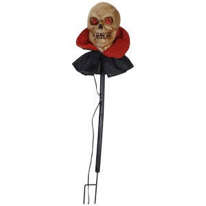 Vampire Head Lawn Stake