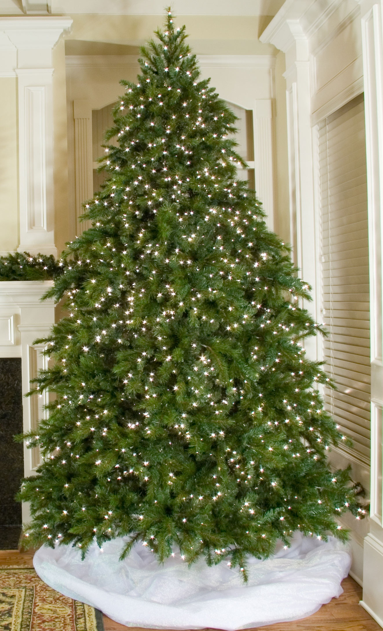 7.5' Medium Pre-Lit Brighton Fir Tree, 950 Multicolored Lamps