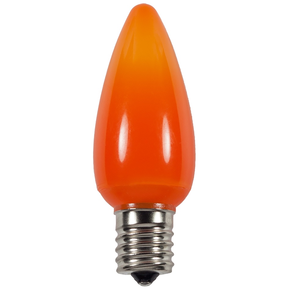 Orange C9 bulb
