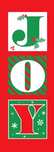 Joy Light Pole Banner 30" x 60"