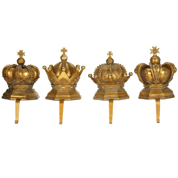 Kings bronze stocking holders 
