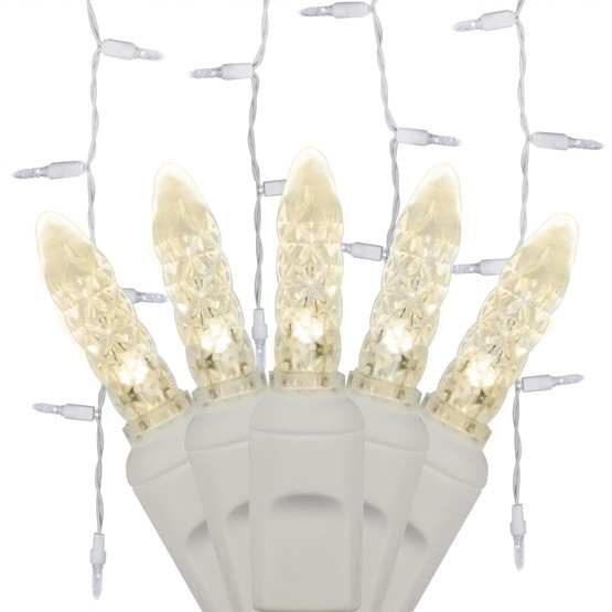 M5 Warm White LED Icicle Lights