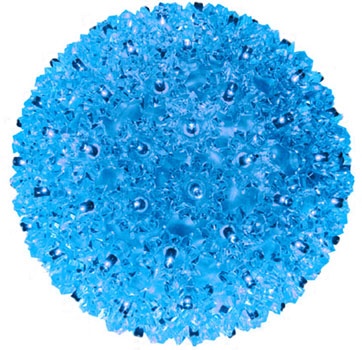 6" Mini Starlight Sphere, 50 Blue Lamps