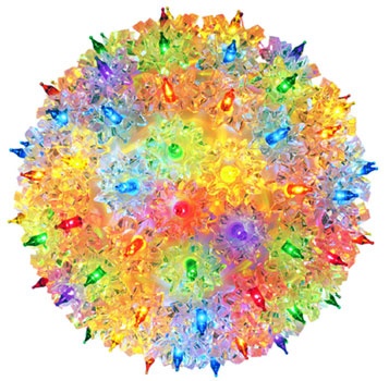 7.5" Mini Starlight Sphere, 100 Multi Lamps