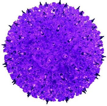 6" Mini Starlight Sphere, 50 Purple Lamps