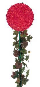 7.5" Mini Starlight Stake, 100 Red Lamps