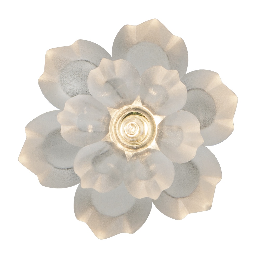 Two Layer Crystal Lily Flower Mini Light Set