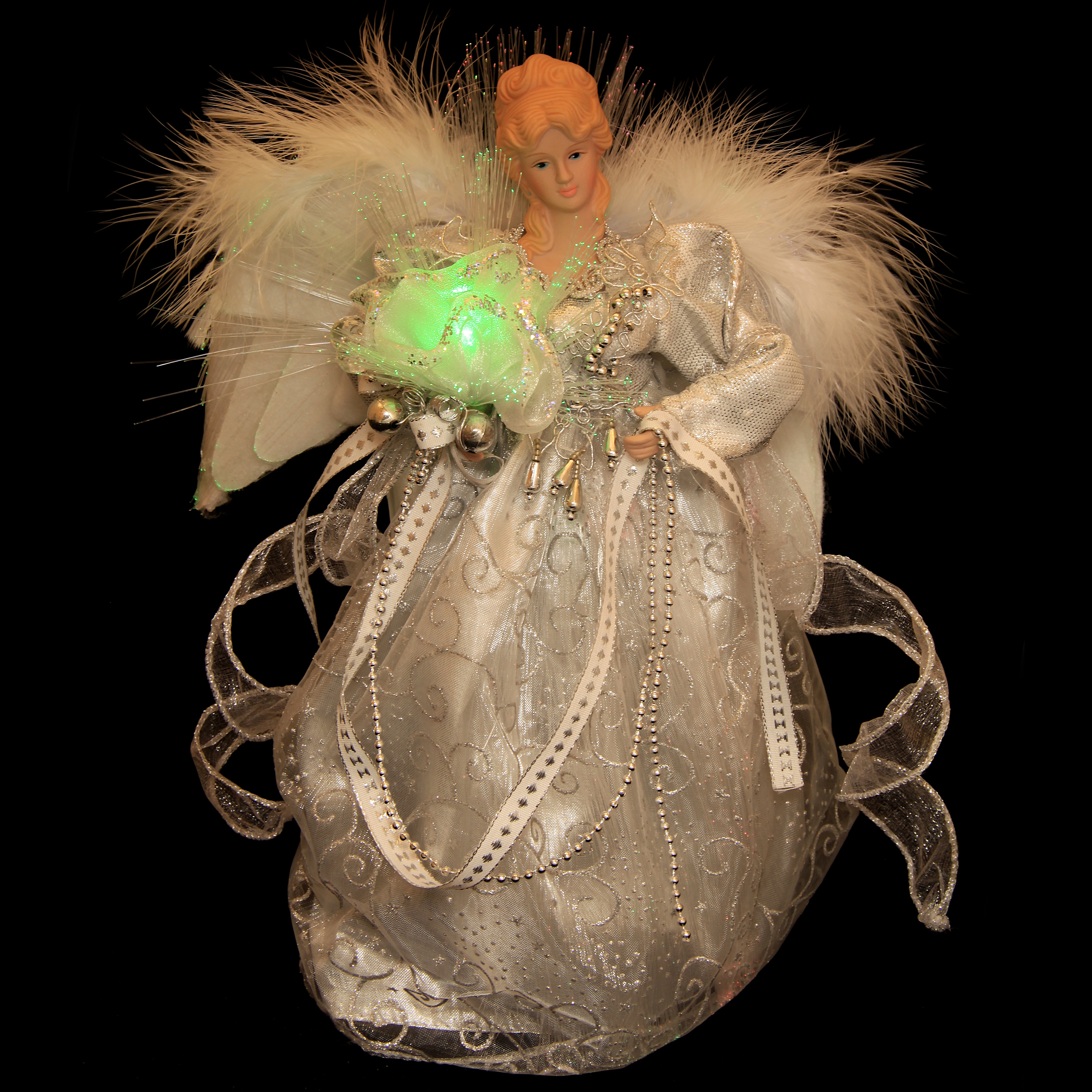 Fiber Optic Angel Silver Dress