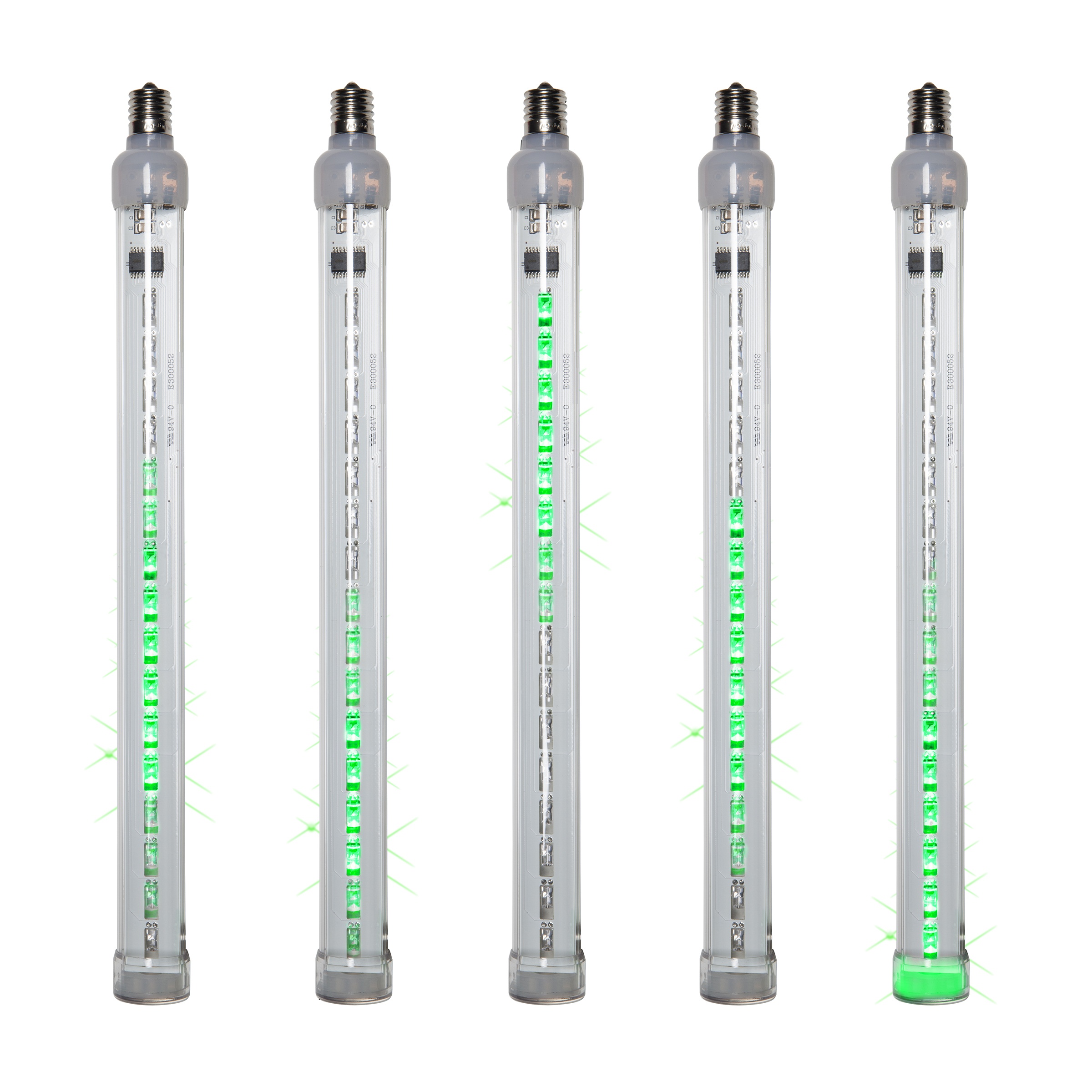 Grand Cascade Green LED Bulbs