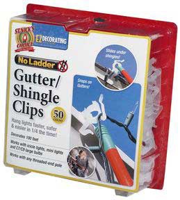 Gutter / Shingle Clips, 50 Pack