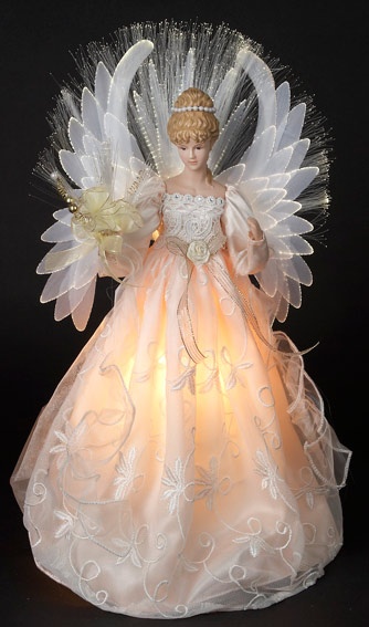 ivory angel tree topper