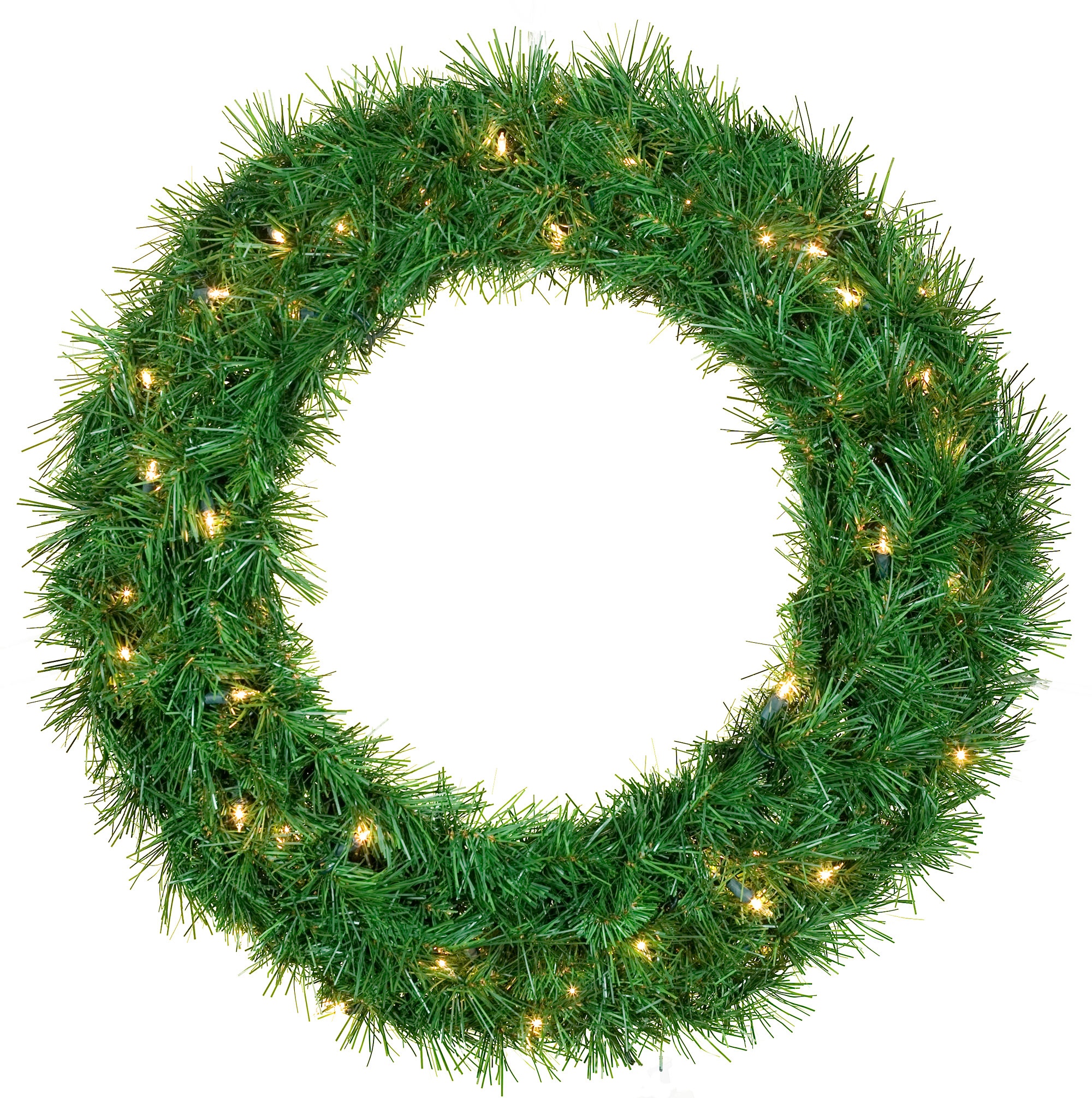 Prelit Dunhill Wreath