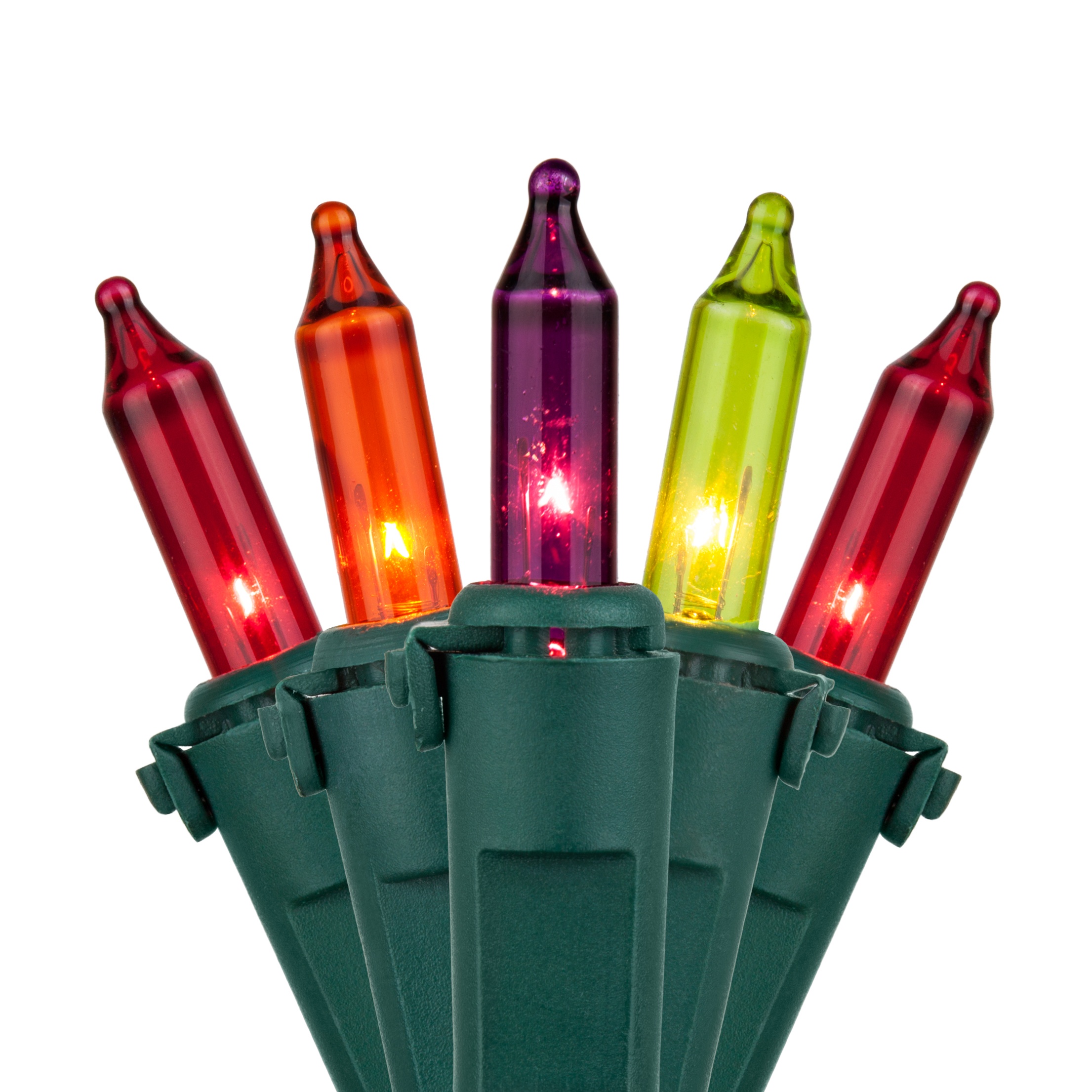 Red Chartreuse Purple Orange Mini Lights
