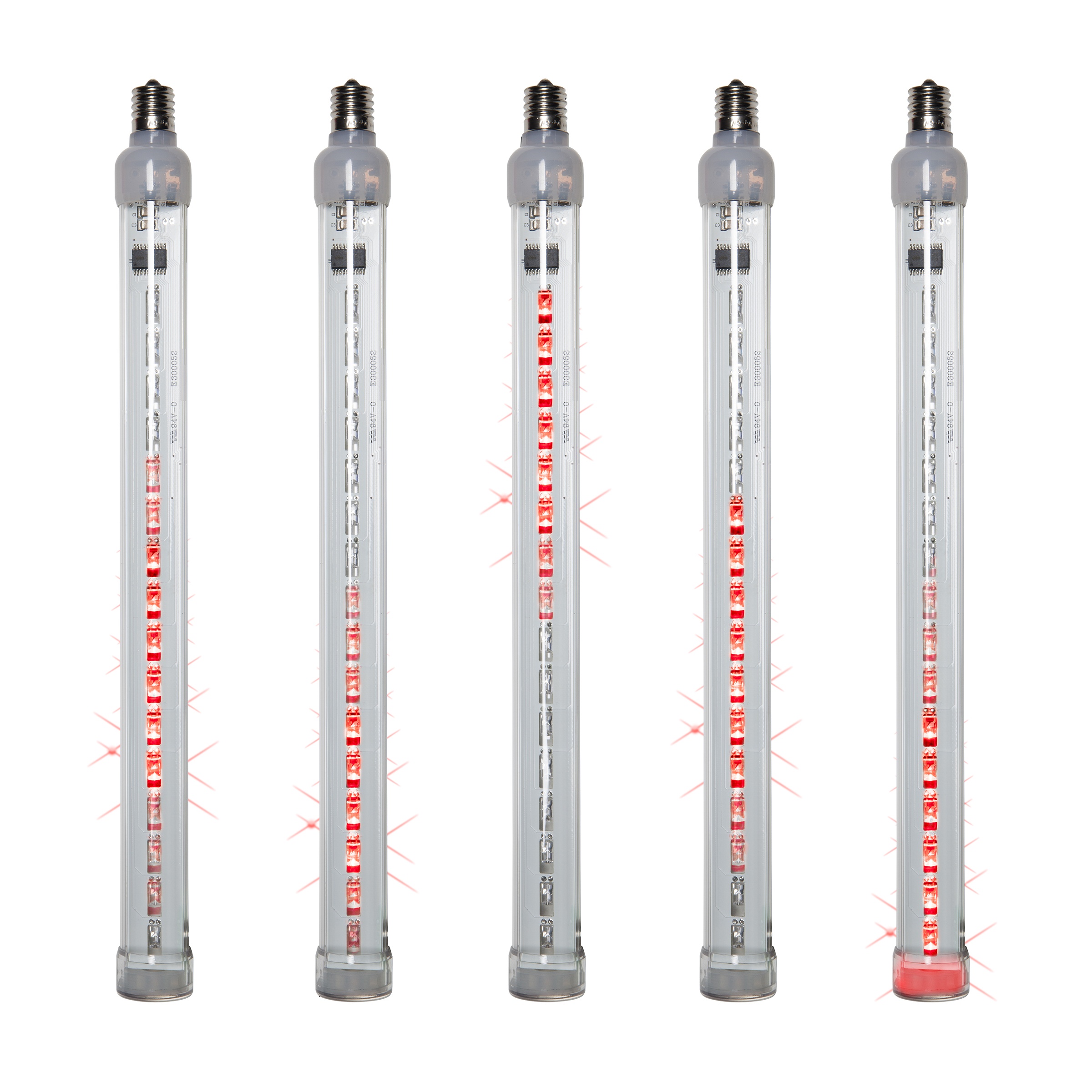 Red Grand Cascade LED Bulbs