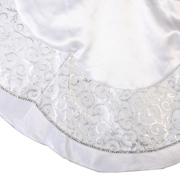 elegant Christmas tree skirts