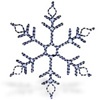 LED Snowflake Icicle Lights