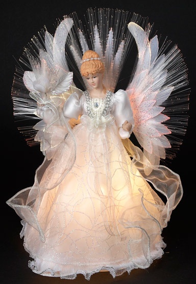 fiber optic angel tree topper