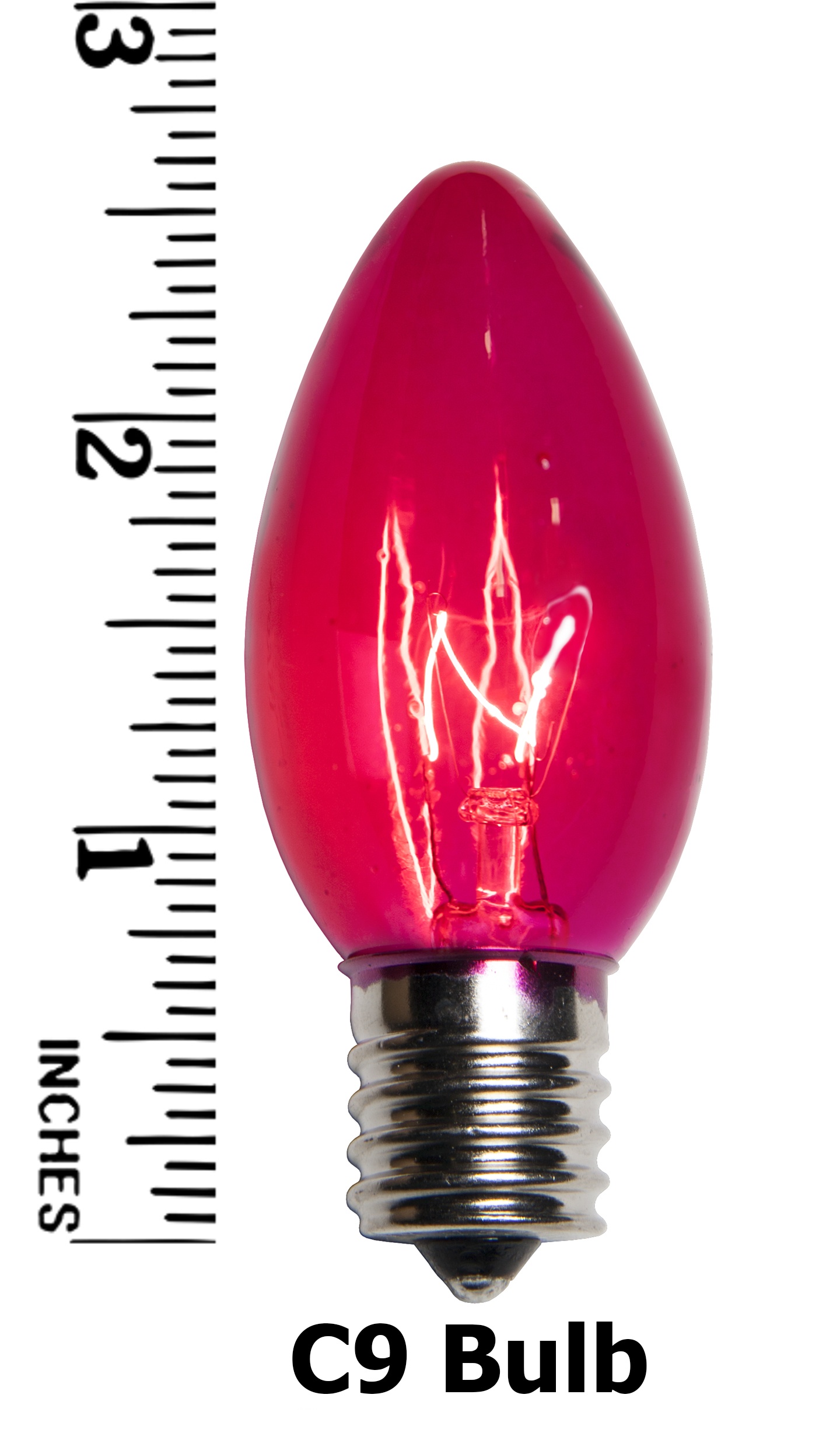 C9 Pink Bulb Measurements